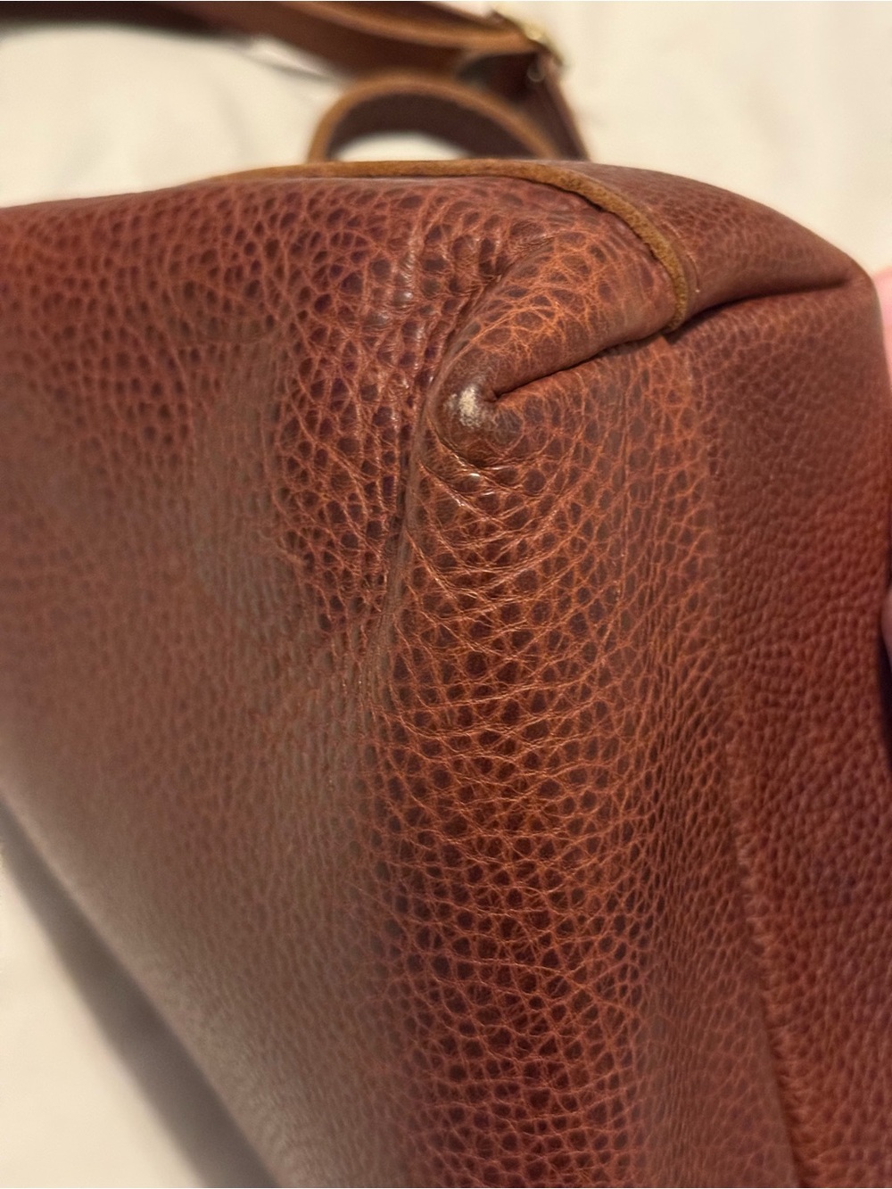 Portland Leather Goods “Nutmeg” Mini Crossbody Tote - Picture 4 of 8
